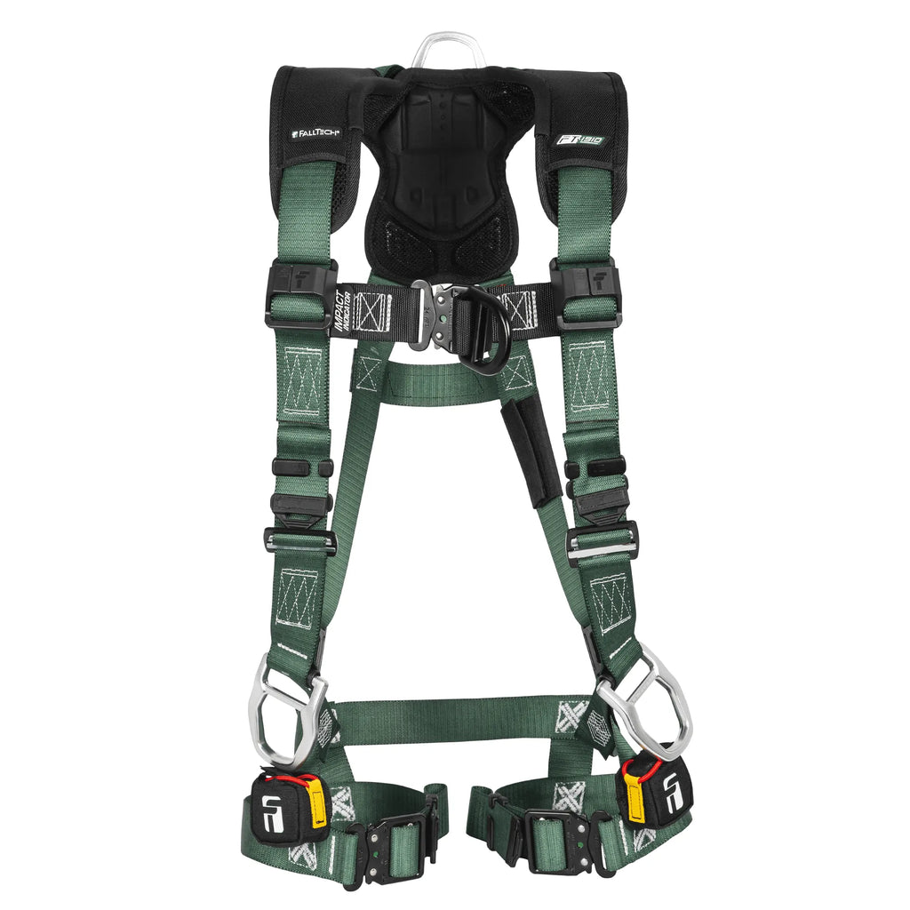 FT-1910 4D Climbing Non-Belted Full Body Harness, Quick-Connect Leg Adjustment
