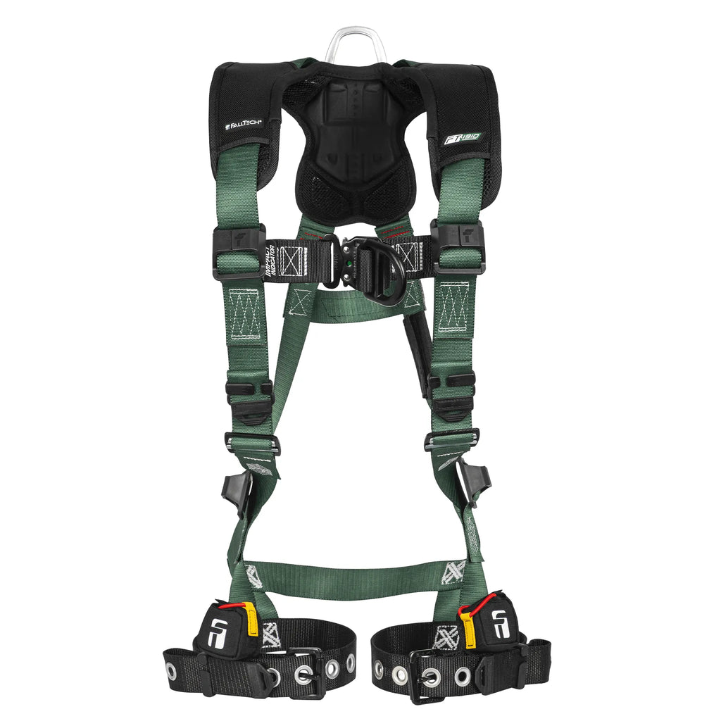 FT-1910 2D Climbing Non-Belted Full Body Harness, Tongue Buckle Leg Adjustment