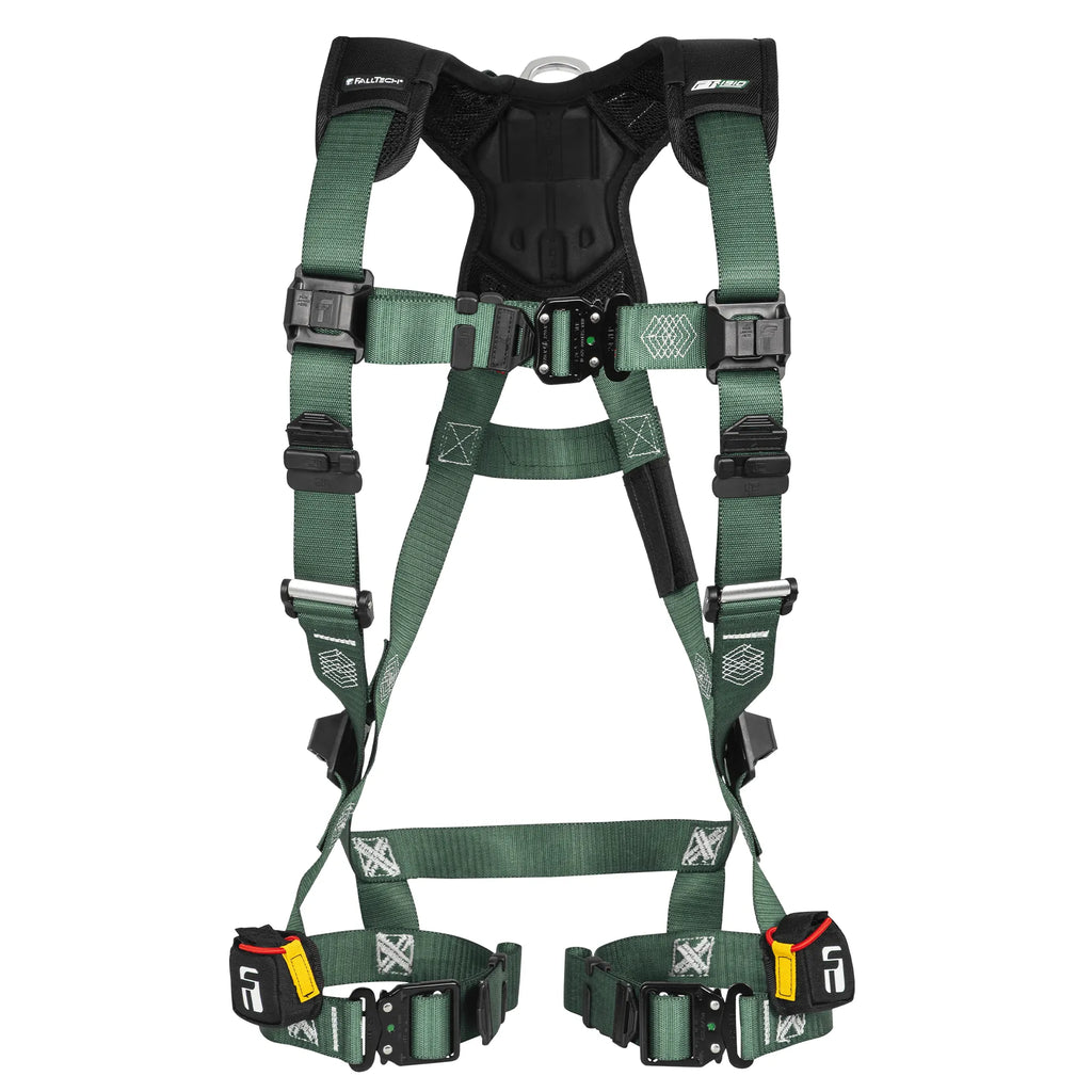 FT-1910 1D Standard Non-Belted Full Body Harness, Quick-Connect Leg Adjustment
