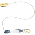 470AK - 6 ft Wire Rope Lanyard with Kevlar Shock Absorber