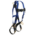 7018 - Contractor 3D Standard Non-belted Full Body Harness, Tongue Buckle Leg Adjustment