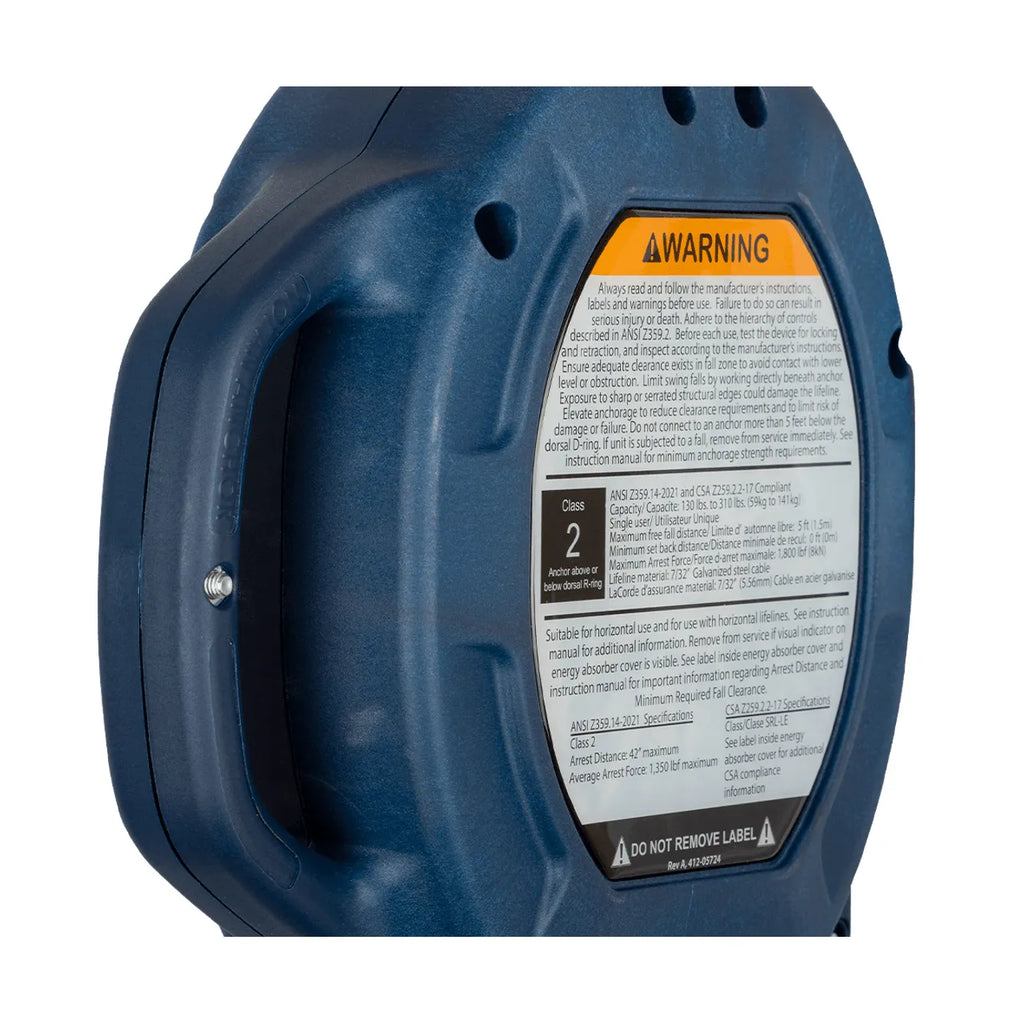 FT-R™ Class 2 Leading Edge SRL's with  20' -60' Galvanized Steel Cable