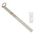 FallTech - 17" Single-D Permanent Roof Anchor for Wood