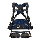 Carbon FT-One Tower 6D Tower Climber Full Body Harness, Tongue Buckle Leg Adjustments