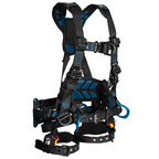 Carbon FT-One Tower 6D Tower Climber Full Body Harness, Tongue Buckle Leg Adjustments