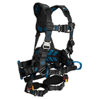 Carbon FT-One Tower 6D Tower Climber Full Body Harness, Quick-Connect Leg Adjustments