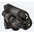 FallTech FT-Lineman Pro body belt close-up showing padding and buckle