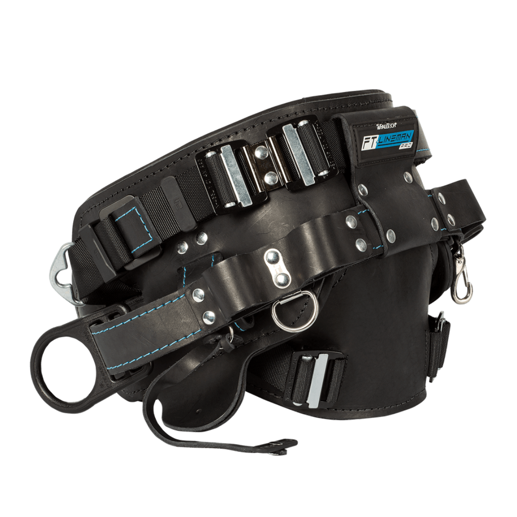 FallTech FT-Lineman Pro quick-connect body belt showing quick-connect buckle
