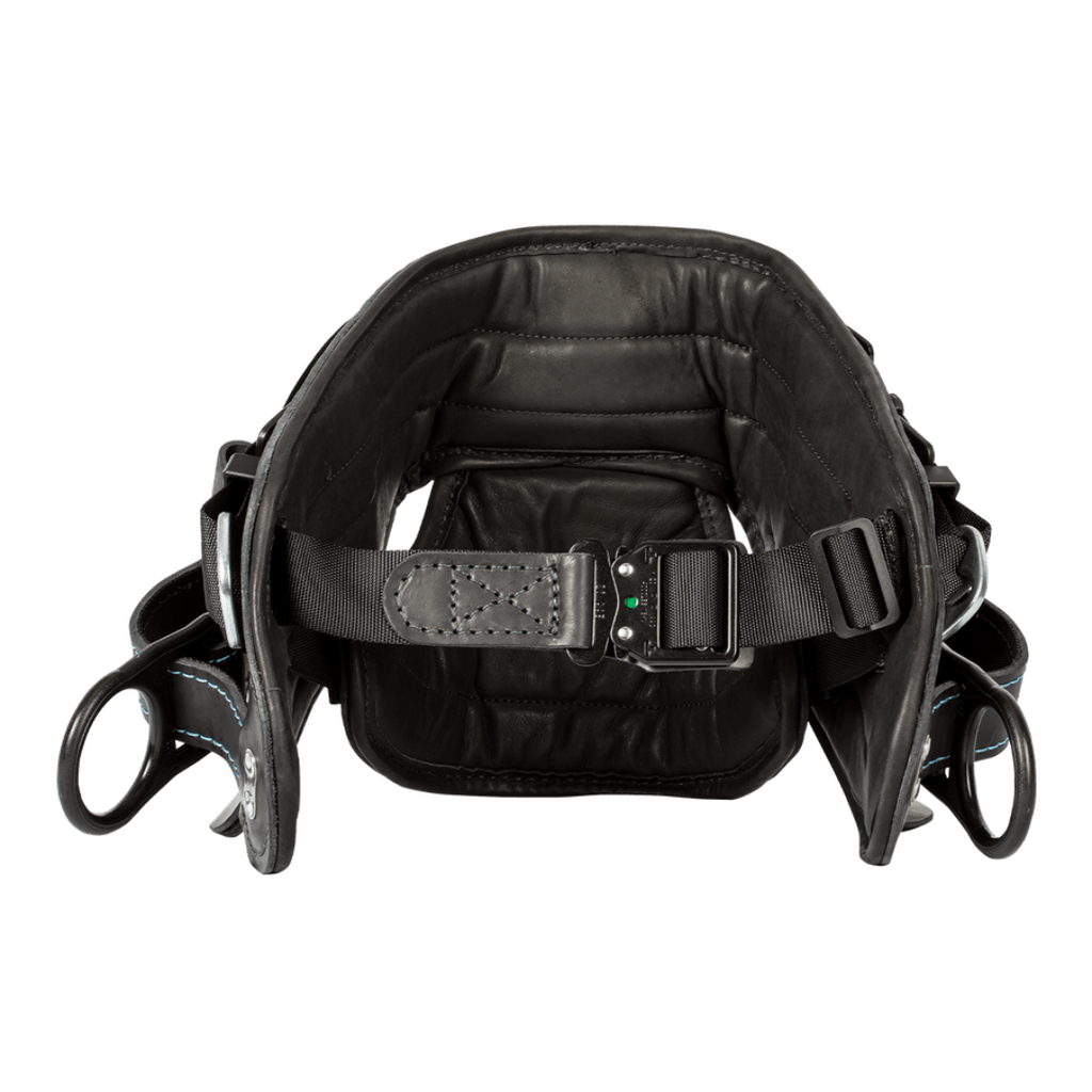 FallTech FT-Lineman Pro quick-connect body belt rear view with padded support