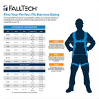 FallTech FT-Arc Flash 2D climbing harness sizing and fit guide