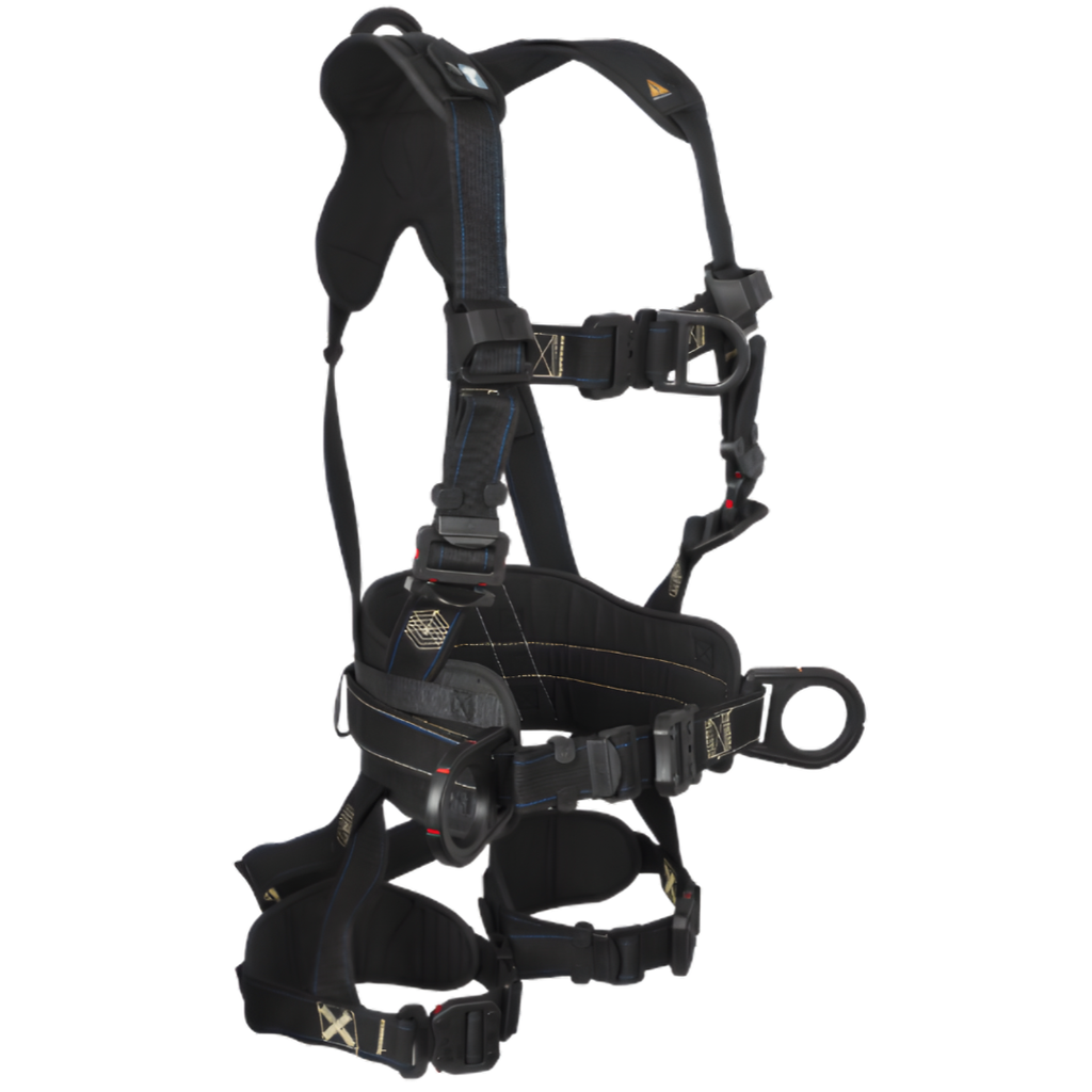 FallTech FT-Arc Flash 4D climbing harness front angled view
