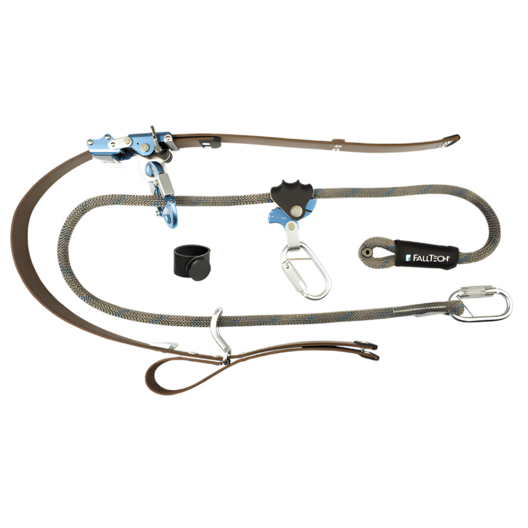 FallTech 8180D APEX Pro fall restrict device showing rope, strap, and connectors