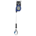 82808SP6 - 8' Cable FT-X Class 2 LE SRL, Single-leg with Aluminum CE Carabiner