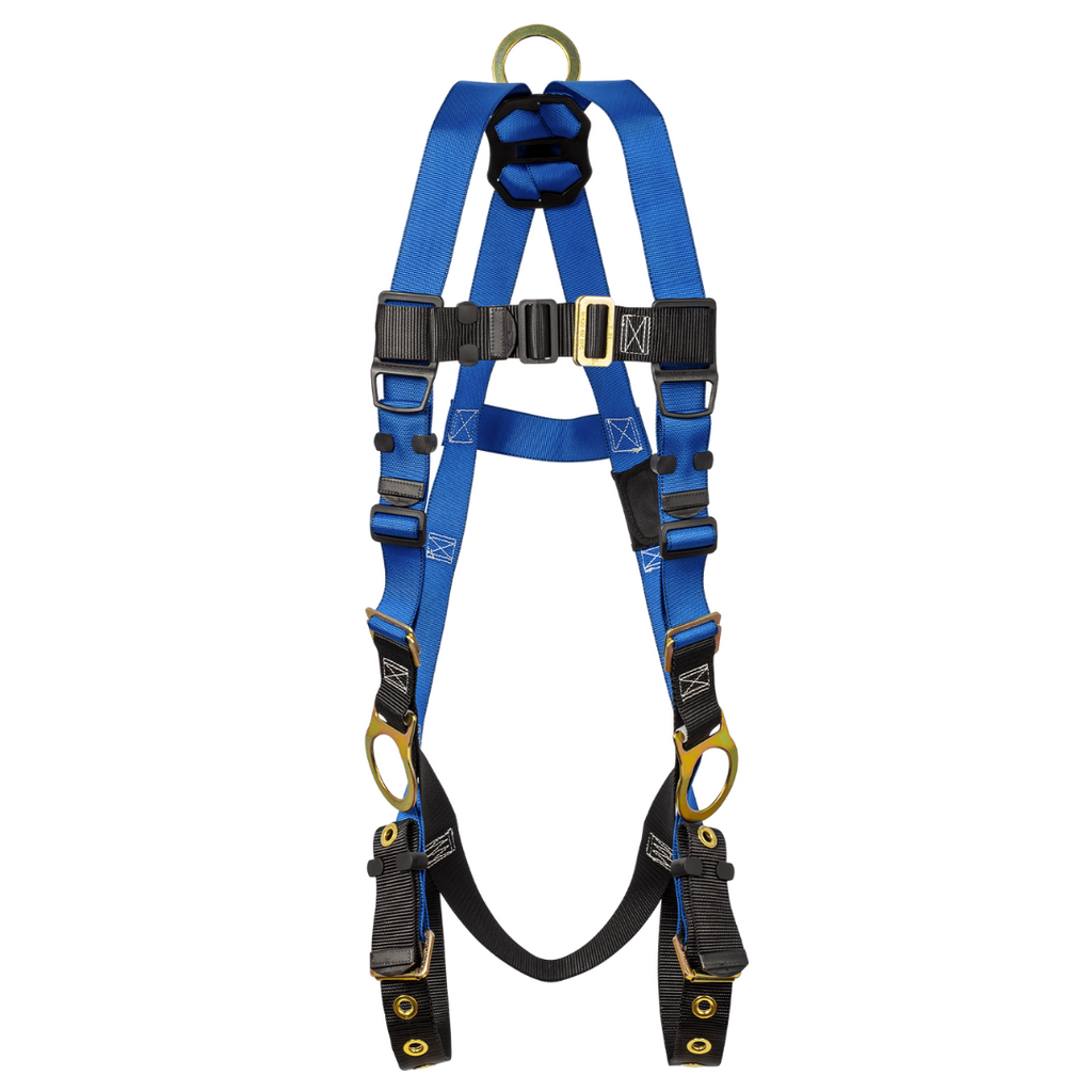 7018 - Contractor 3D Standard Non-belted Full Body Harness, Tongue Buckle Leg Adjustment