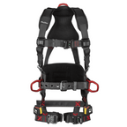 8144QC - FT-Iron 3D Construction Belted Full Body Harness, Quick Connect Buckle Leg Adjustment