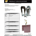 PD9 Davit System Barrell / Trench Box Base