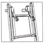 Ladder Hook: with Wheel